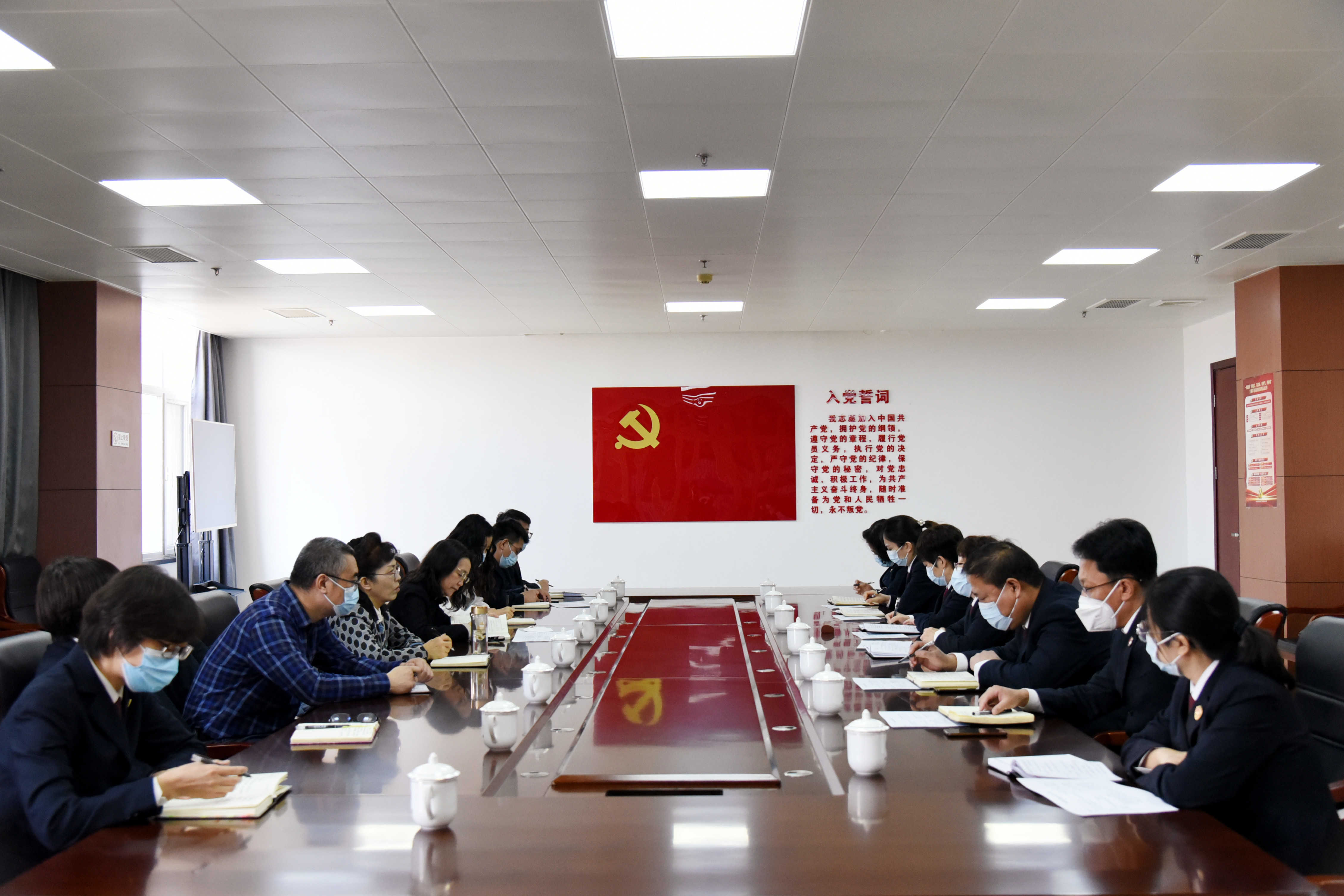 区人大常委会领导一行到北辰区人民检察院调研座谈